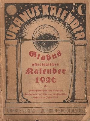 Uranus-Kalender. Glahns astrologischer Kalender 1926.