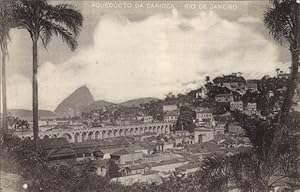 Bild des Verkufers fr Ansichtskarte / Postkarte Rio de Janeiro Brasilien, Aqueducto da Carioca zum Verkauf von akpool GmbH