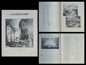 LA CONSTRUCTION MODERNE n°26 1934 PARIS CAFE DES PRINCES, MACARY, PISCINE TOURELLES