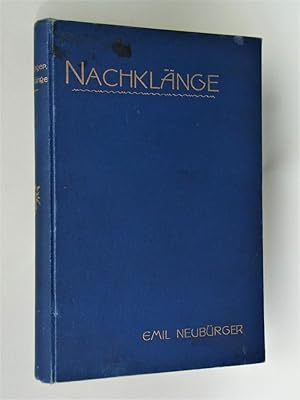 Nachklänge.