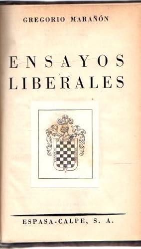 Imagen del vendedor de Ensayos liberales . a la venta por Librera Astarloa