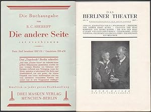 Zwei Krawatten. Revuestück von Georg Kaiser. Musik von Mischa Spoliansky (Programmheft).