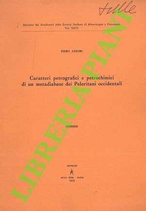 Caratteri petrografici e petrochimici di un metadiabase dei Peloritani occidentali.