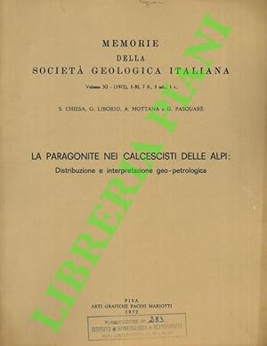 La paragonite nei calcescisti delle Alpi: distribuzione e interpretazione geo-petrologica.