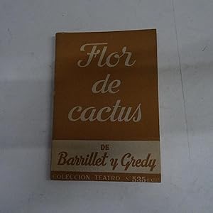 Imagen del vendedor de FLOR DE CACTUS. a la venta por Librera J. Cintas