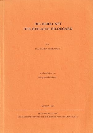 Bild des Verkufers fr Die Herkunft der Heiligen Hildegard zum Verkauf von Antiquariat Immanuel, Einzelhandel