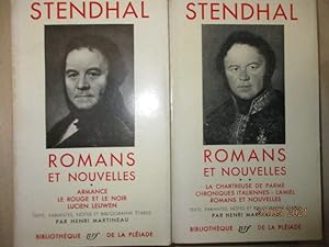 Romans et Nouvelles I und II. Band 1 , Armance,Le Rouge et le noir. Lucien Leuwen. Band 2 La Char...