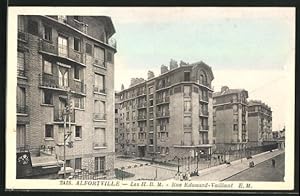 Carte postale Alfortville, Les H. B. M., Rue Edouard-Vaillant