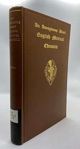 Seller image for An Anonymous Short English Metrical Chronicle for sale by Cleveland Book Company, ABAA