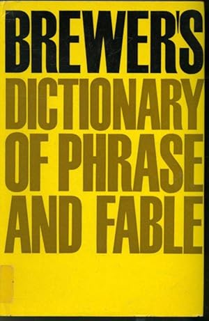 Immagine del venditore per Brewer's Dictionary of Phrase and Fable venduto da Librairie Le Nord