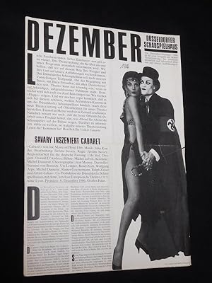 Düsseldorfer Schauspielhaus, Spielzeit 1986/87, Dezember 1986 [Theaterzeitung]. Titelthema: Jerom...
