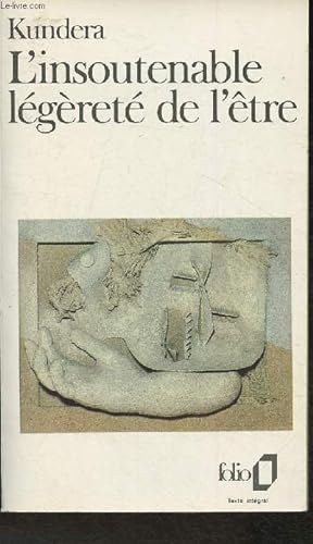 Immagine del venditore per L'insoutenable lgret de l'tre (Collection "Folio") venduto da Le-Livre