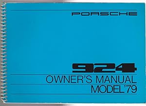 Porsche 924 Owner's Manual Model '79