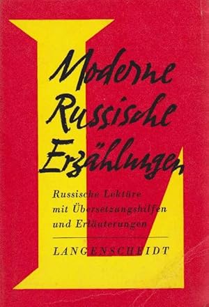 Bild des Verkufers fr Moderne russische Erzhlungen. Russische Lektre mit bungshilfen und Erluterungen. zum Verkauf von La Librera, Iberoamerikan. Buchhandlung