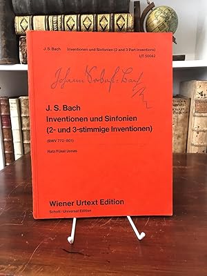 Inventionen und Sinfonien (Zwei- und dreistimmige Inventionen) BWV 772-801. Wiener Urtext Edition...