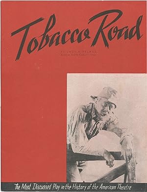 Imagen del vendedor de Tobacco Road (Original 1940 program for the 1933 play) a la venta por Royal Books, Inc., ABAA