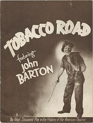 Imagen del vendedor de Tobacco Road (Original 1938 program for the 1933 play) a la venta por Royal Books, Inc., ABAA