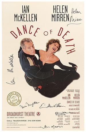 Bild des Verkufers fr [Theatrical Poster]: Dance of Death zum Verkauf von Between the Covers-Rare Books, Inc. ABAA