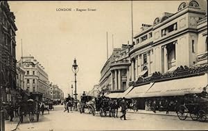 Bild des Verkufers fr Ansichtskarte / Postkarte London City England, Regent Street, Dickens und Jones zum Verkauf von akpool GmbH