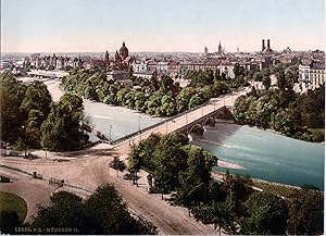 Deutschland, München. Generalansicht vom Maximilianeum aus.