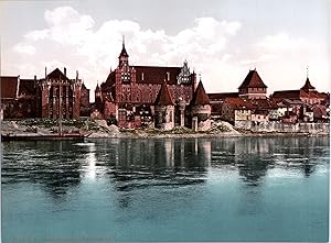 Polen, Marienburg i. Pr. Die Marienburg. Westseite.