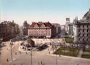 Deutschland, München. Karlsplatz gegen den Bahnhof.