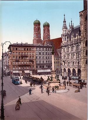 Deutschland, München. Marienplatz.