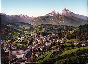 Deutschland, Berchtesgaden vom Lockstein aus.