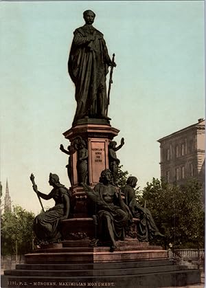 Deutschland, München. Monument des Königs Maximilian II, von Bayern.