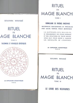 Image du vendeur pour Rituel de Magie Blanche.Volume I,II,III mis en vente par JP Livres