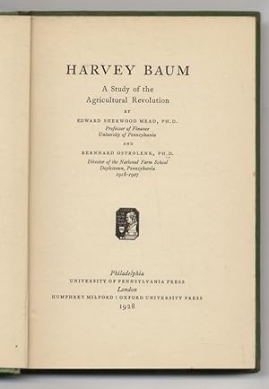 Harvey Baum. A study of the agricoltural revolution.