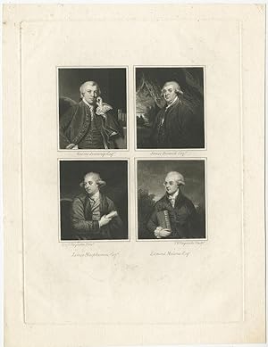 Antique Portraits of Writers/Poets by Reynolds (c.1840)