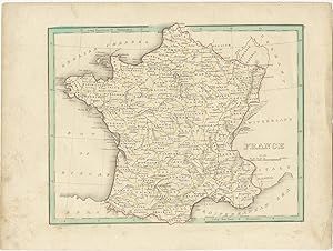 Antique Map of France (c.1830)