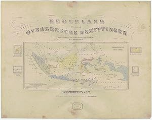 Antique Map of the East Indies by Dornseiffen (1878)