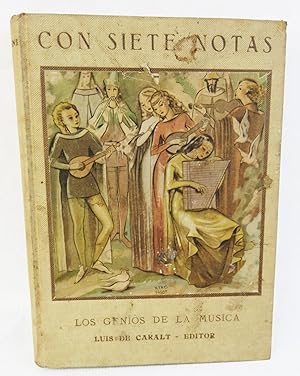 Imagen del vendedor de Con siete notas, los genios de la msica a la venta por Antigedades Argar