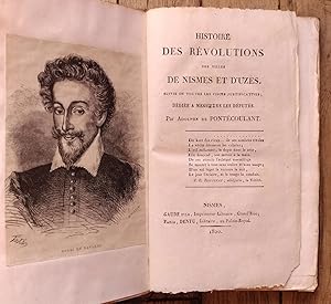 Histoire des RÉVOLUTIONS des villes de NISMES et d'UZÈS