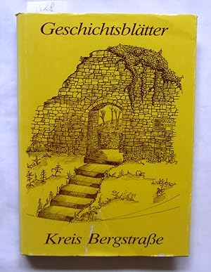 Bild des Verkufers fr Geschichtsbltter Kreis Bergstrae. Band 32. zum Verkauf von Versandantiquariat Dr. Wolfgang Ru