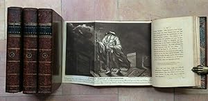 Hogarth Illustrated By John Ireland. 3 Volumes (136 Pl). Suivi de: Graphic Illustrations of Hogar...