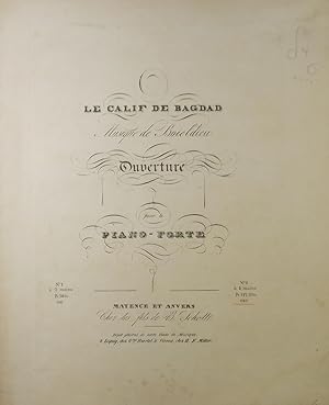 Seller image for Le Calif de Bagdad, Ouverture, a 4 mains (Piano Duet) for sale by Austin Sherlaw-Johnson, Secondhand Music