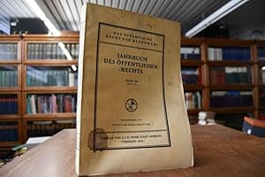 Bild des Verkufers fr Jahrbuch des ffentlichen Rechts der Gegenwart Band XII. zum Verkauf von Gppinger Antiquariat