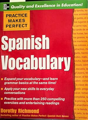 Seller image for Spanish Vocabulary (Practice Makes Perfect) (English and Spanish Edition) for sale by Mad Hatter Bookstore