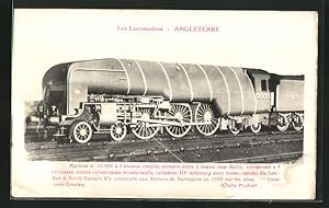 Postcard englische Eisenbahn, Locomotive 10000, London, North Western Railway