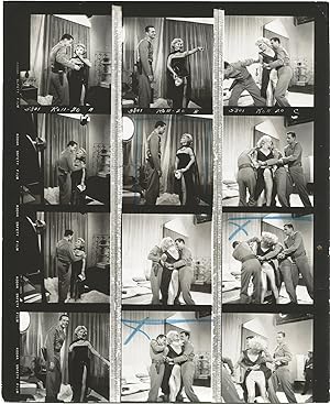 Imagen del vendedor de Queen of Outer Space (Three original contact sheets from the 1958 film) a la venta por Royal Books, Inc., ABAA