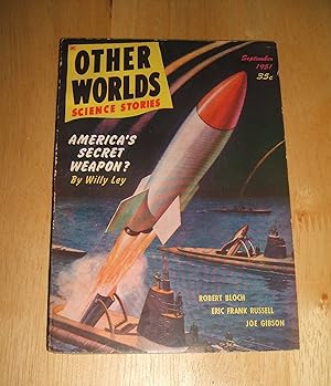 Bild des Verkufers fr Other Worlds Science Fiction for September 1951 zum Verkauf von biblioboy