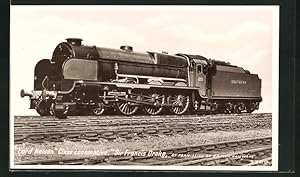 Postcard englische Eisenbahn, Lord Nelson Class Locomotive Sir Francis Drake, Southern Railway