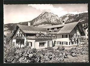 Bild des Verkufers fr Ansichtskarte Bad Oberdorf / Allgu, Hotel-Haus August Hartmann, Lange Gasse 27 zum Verkauf von Bartko-Reher