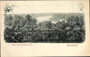Seller image for Ansichtskarte / Postkarte Richmond upon Thames London, View from Richmond Hill - Verlag: Stengel 8452 for sale by akpool GmbH
