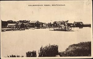 Ansichtskarte / Postkarte Southwold East England, Walberswick Ferry