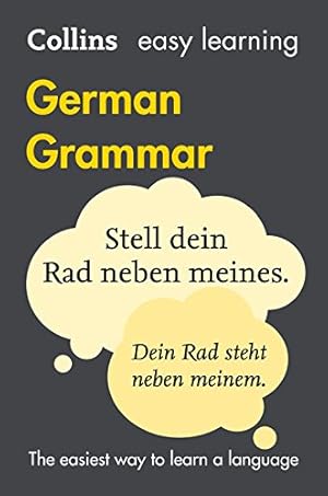 Immagine del venditore per Collins Easy Learning German Easy Learning German Grammar by Collins Dictionaries [Paperback ] venduto da booksXpress