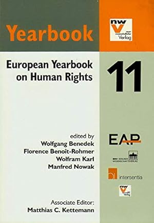 Bild des Verkufers fr European Yearbook on Human Rights 11 Paperback zum Verkauf von booksXpress
